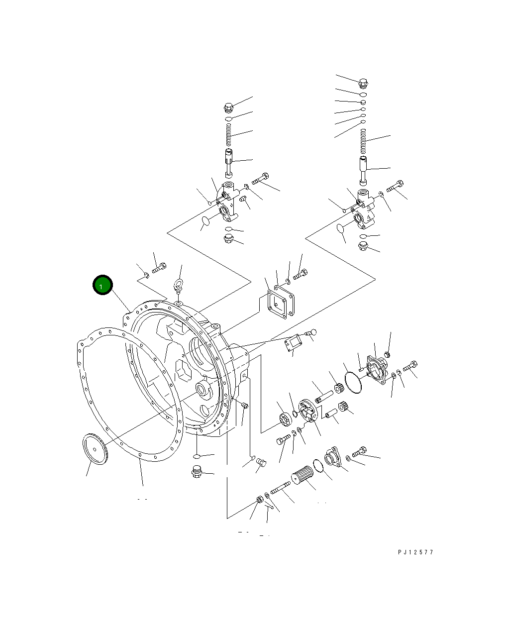 Корпус 154-13-53110 Komatsu