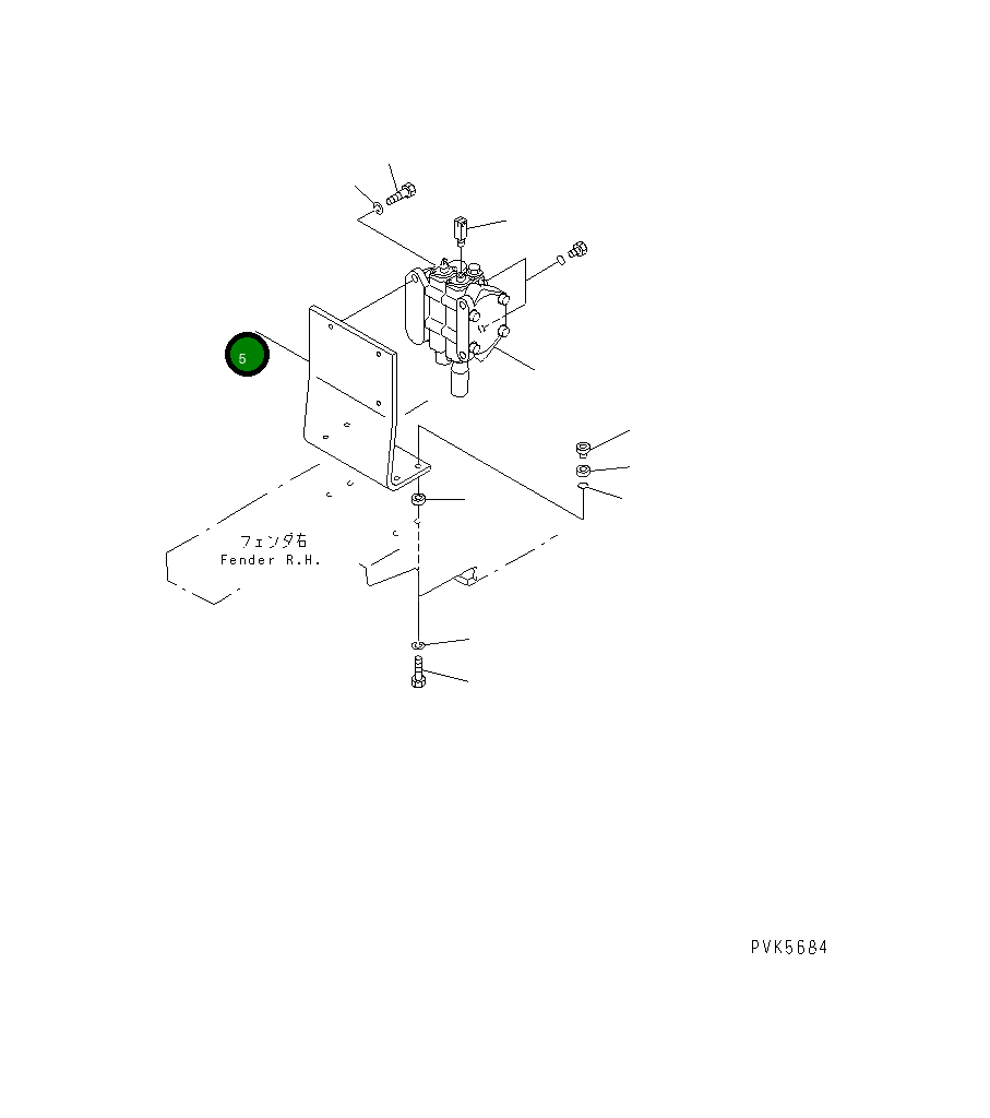 Кронштейн 104-60-41110 Komatsu