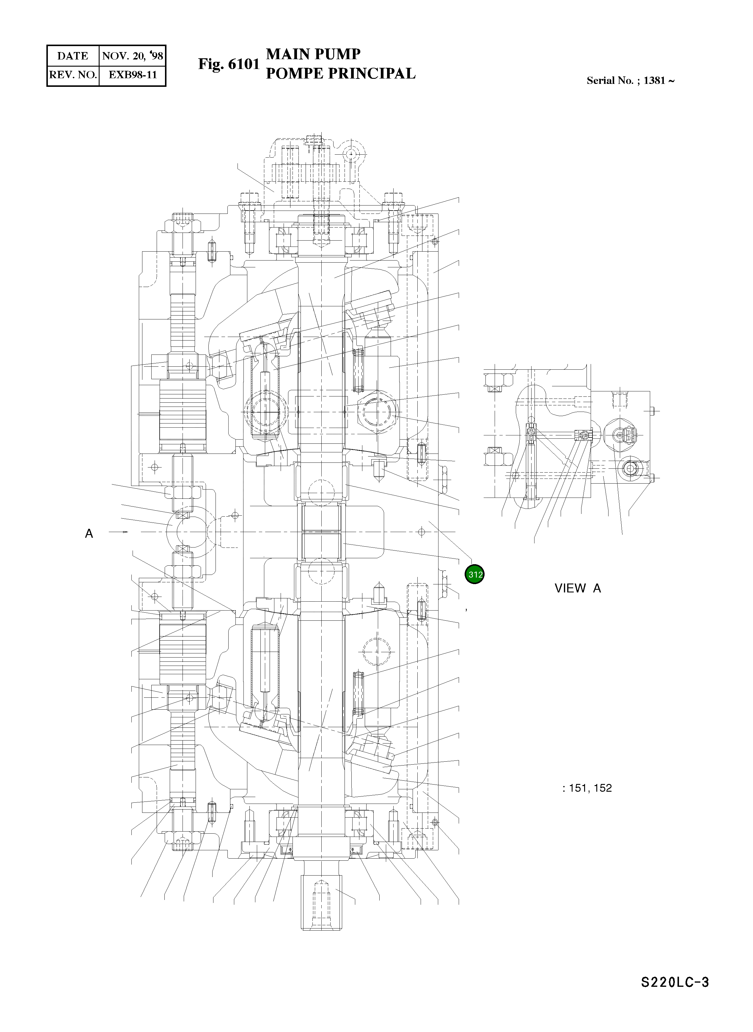 Клапанный блок 113795A Komatsu