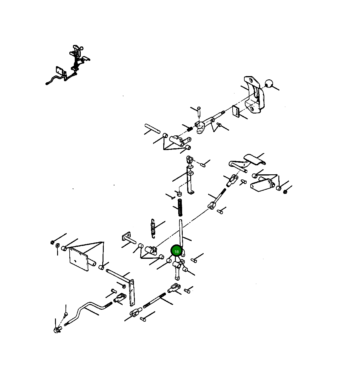 Коромысло ручного рычага в сборе 622 112 C91 Komatsu