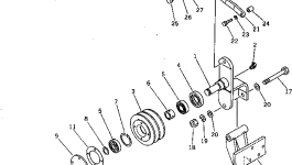 Кронштейн 6693-23-6320 Komatsu