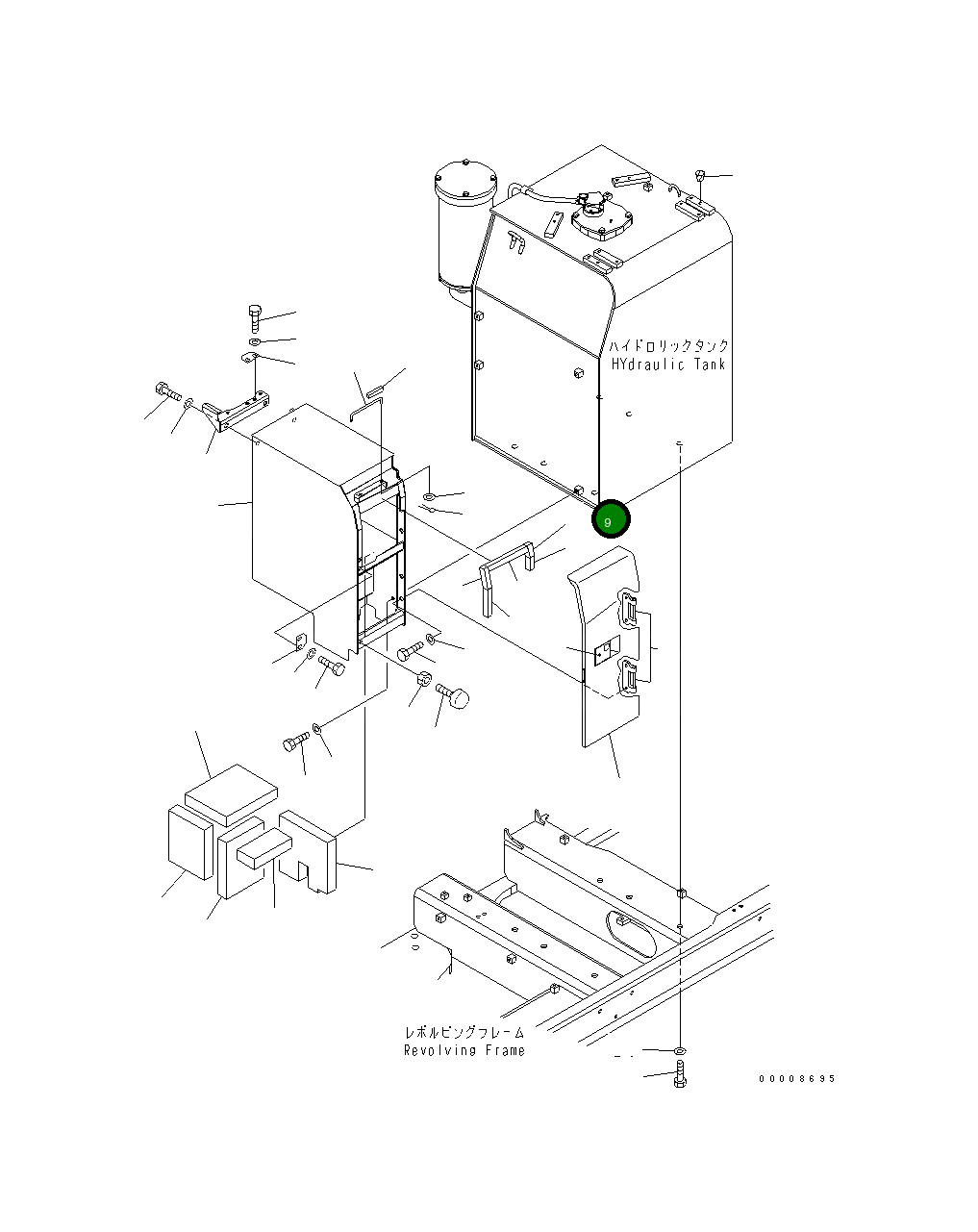 Лист 209-53-13570 Komatsu