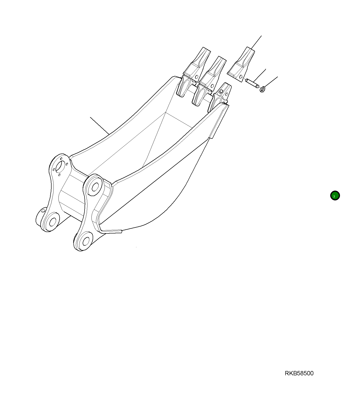 Палец 226-70-11430 Komatsu