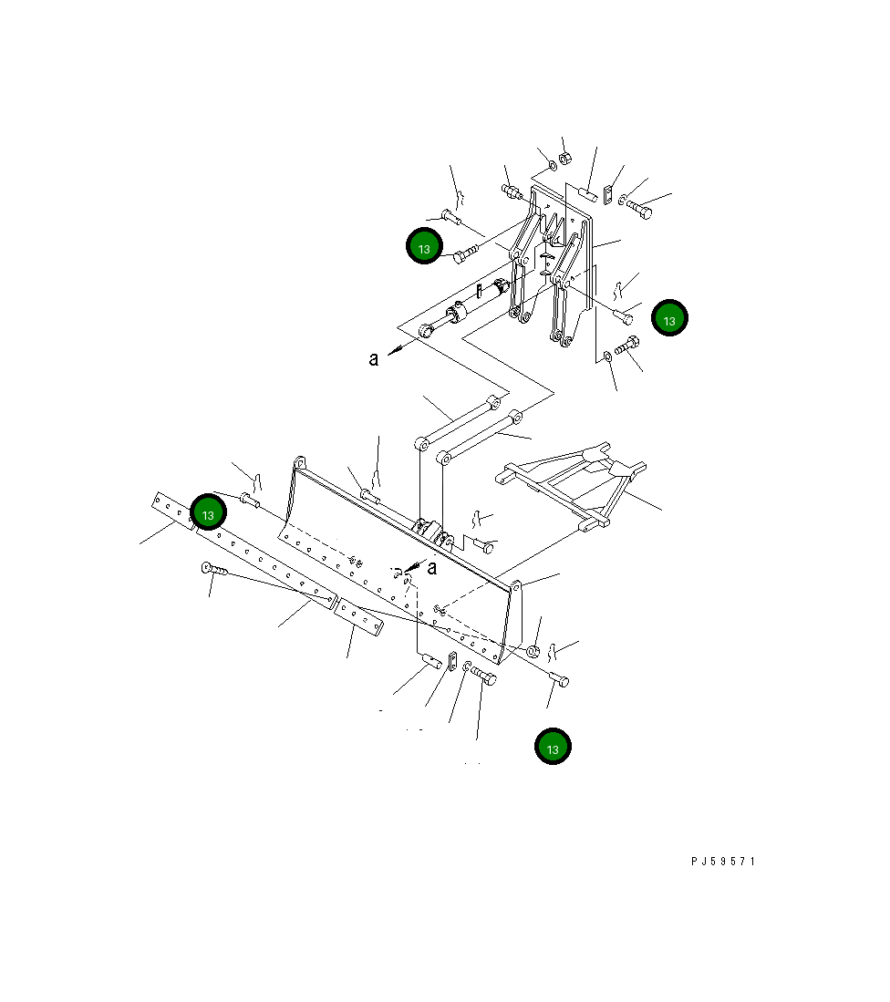 Палец 237-71-11240 Komatsu