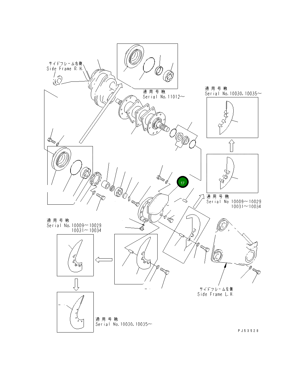 Корпус 26C-70-11631 Komatsu