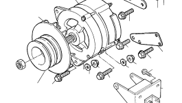 Кронштейн 6810-81-6232 Komatsu