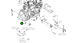Кронштейн 416-06-31380 Komatsu