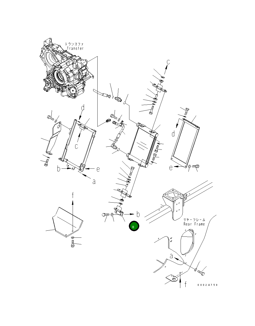 Кронштейн 419-14-31190 Komatsu
