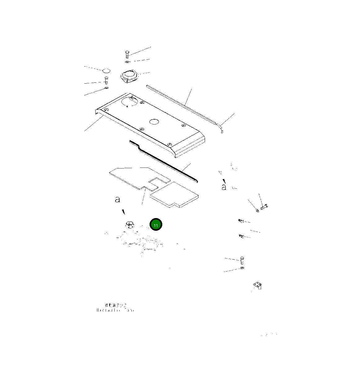 Лист 423-60-61261 Komatsu