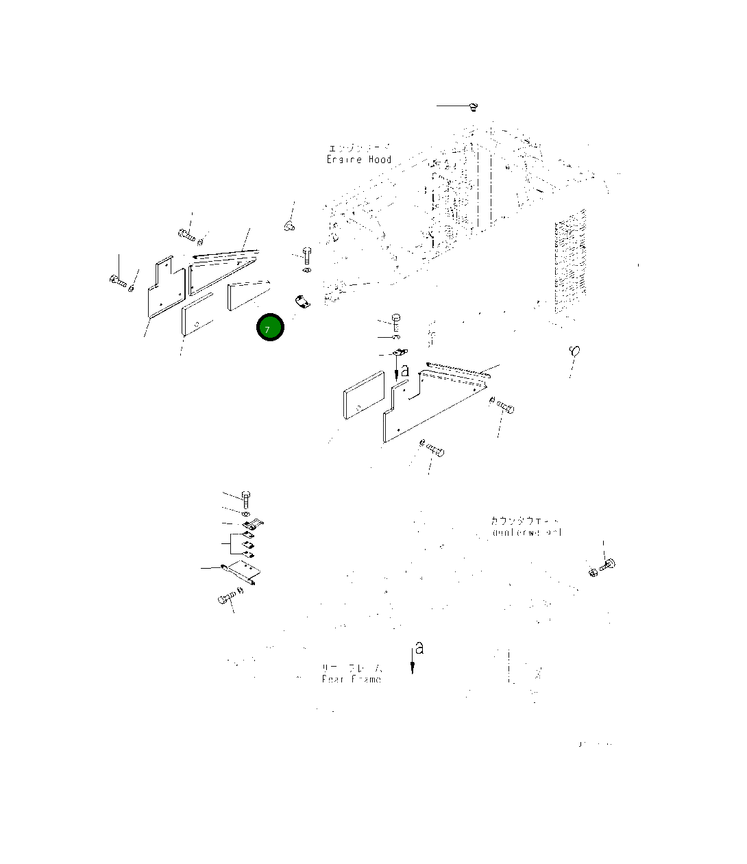 Лист 418-54-51560 Komatsu
