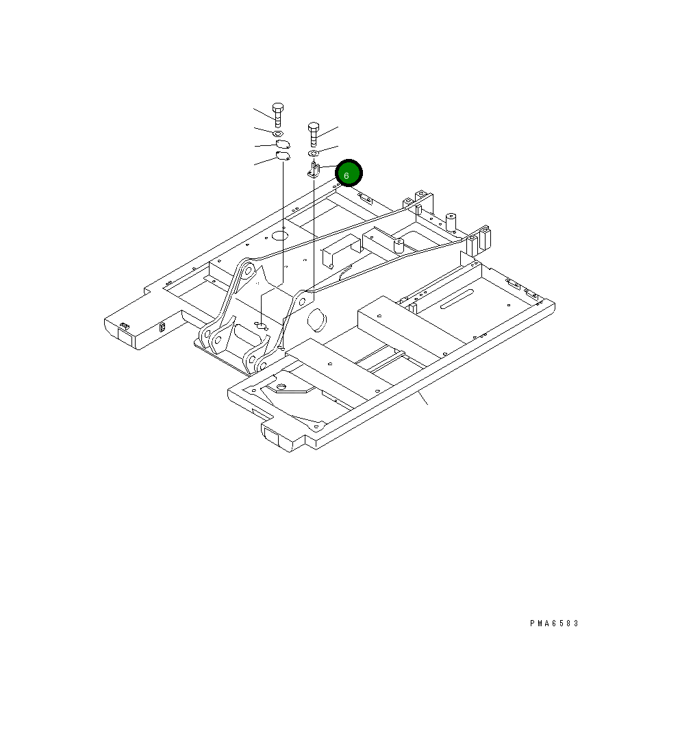 Кронштейн 20E-30-K1121 Komatsu