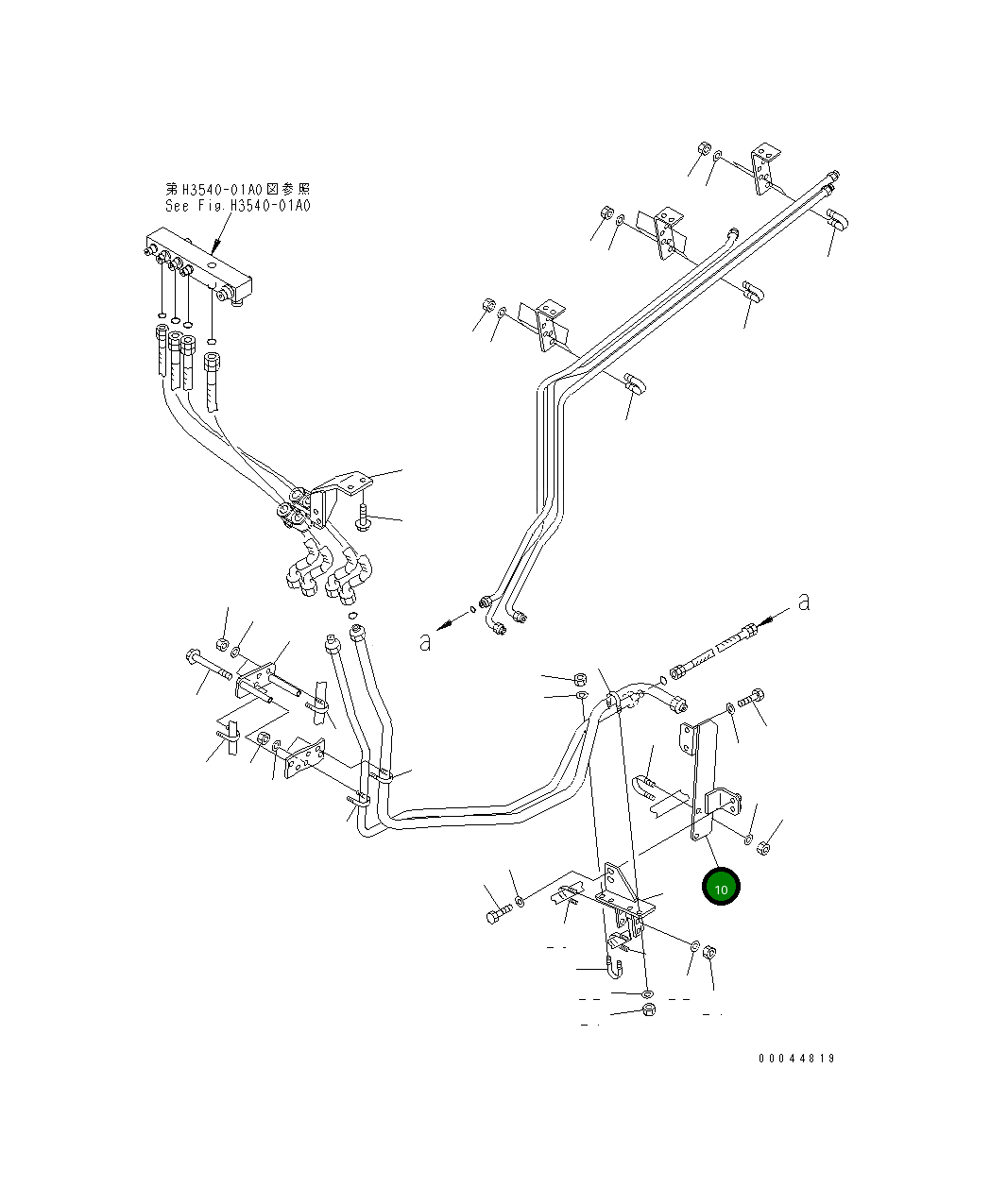 Кронштейн 569-43-88770 Komatsu