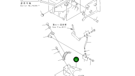 Кронштейн 104-43-38211 Komatsu
