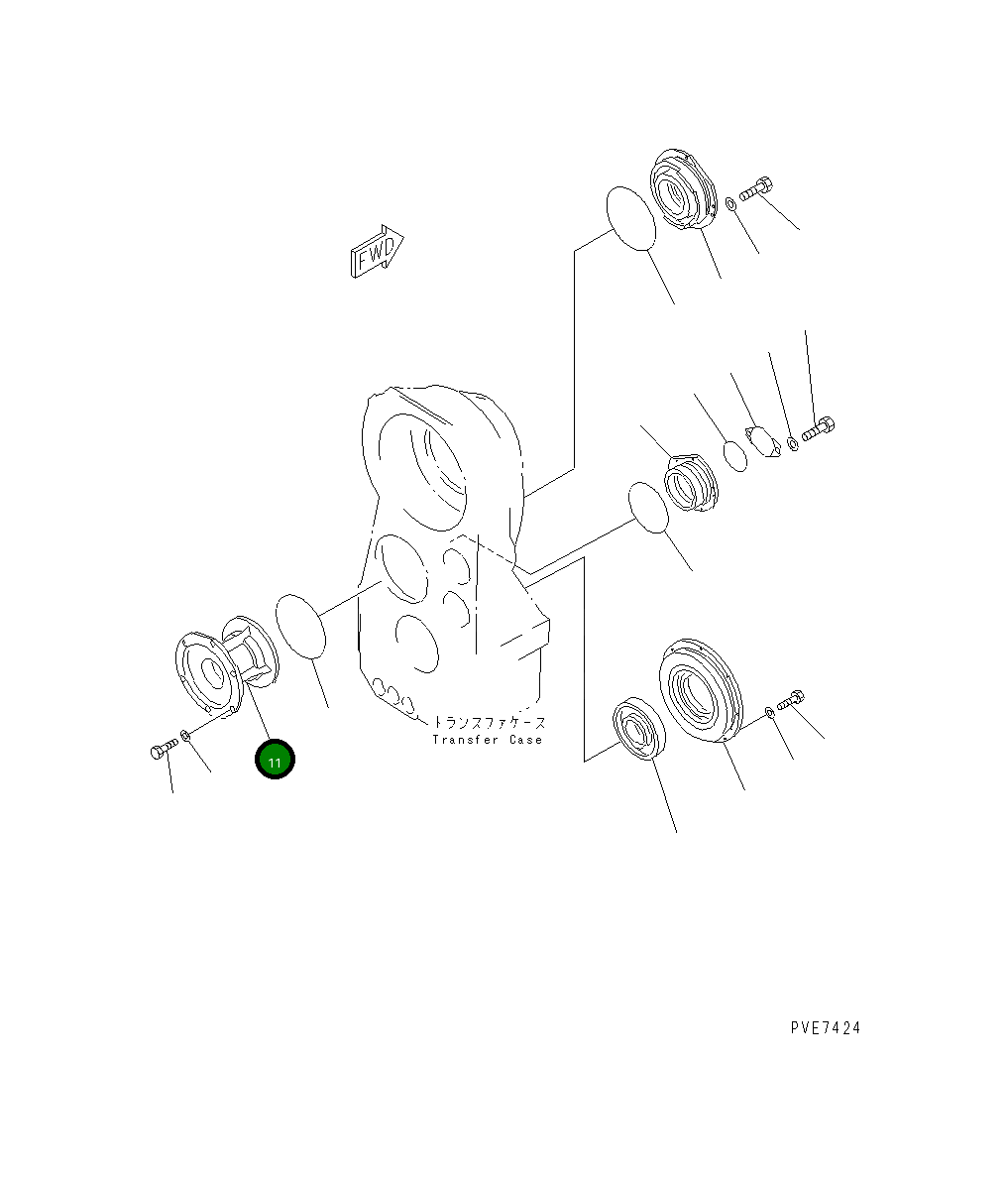 Клетка 427-15-13170 Komatsu