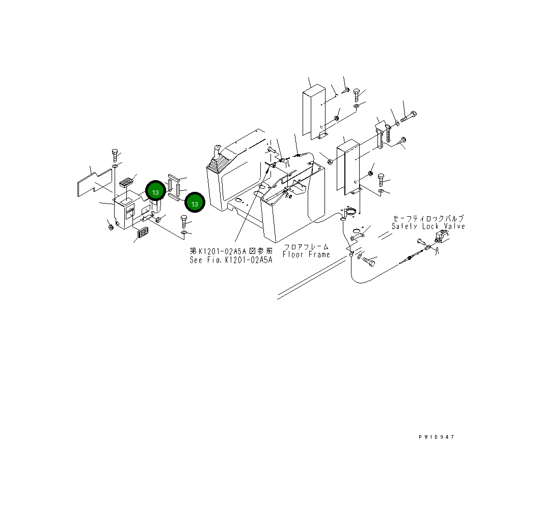 Лист 21T-43-67680 Komatsu
