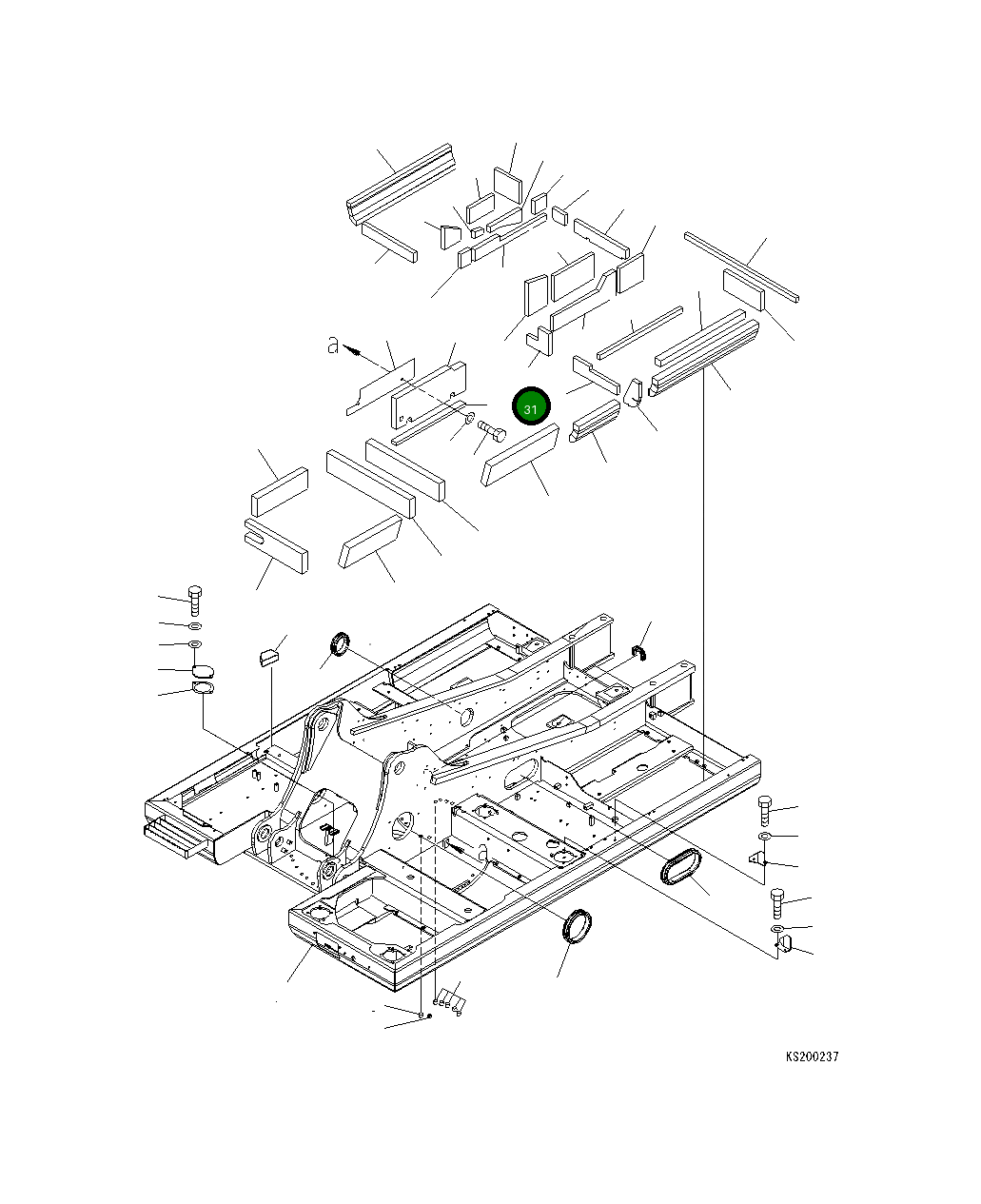 Лист 20Y-46-58450 Komatsu