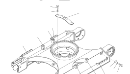 Кронштейн 2A6-30-12120 Komatsu