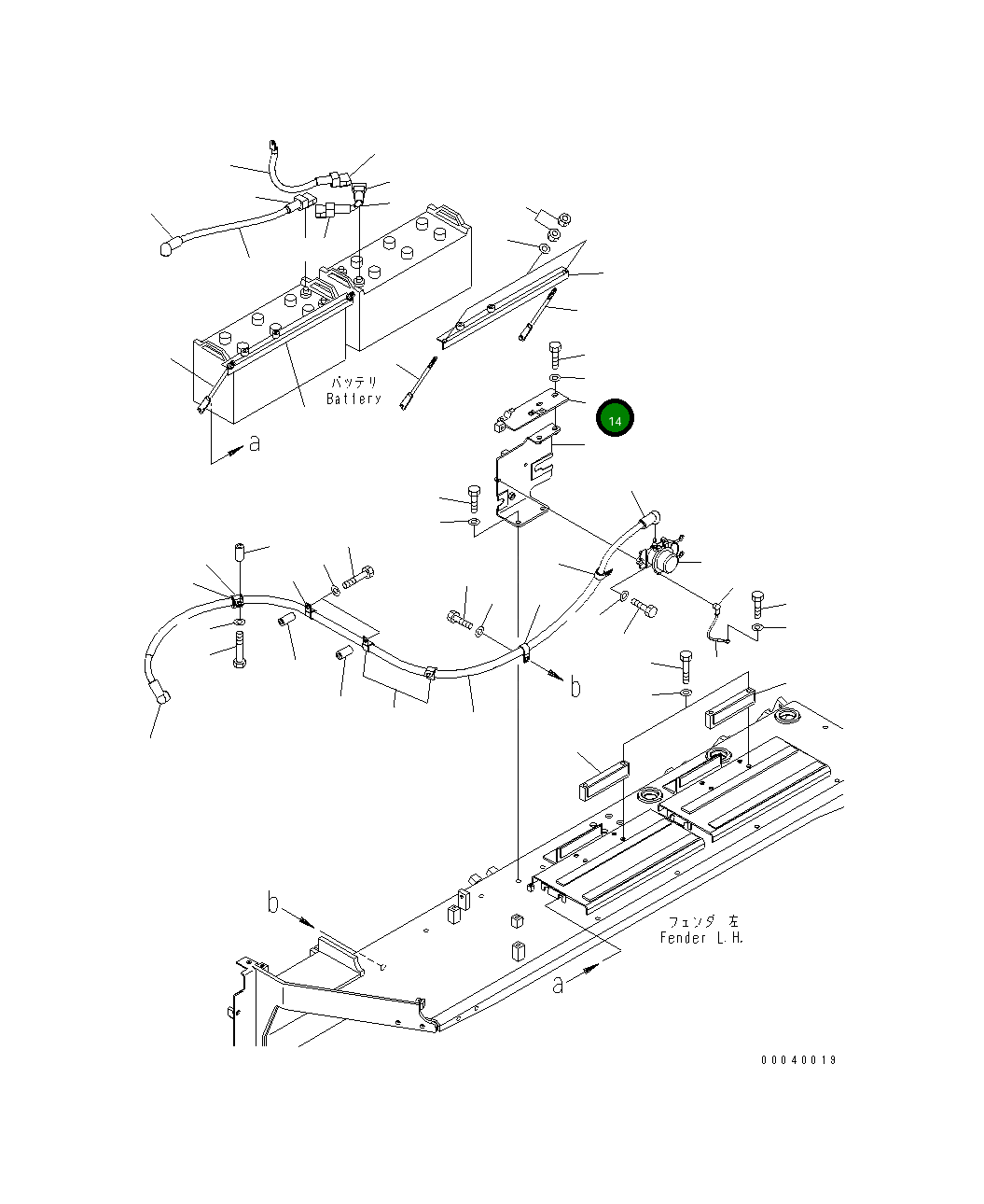 Кронштейн 154-06-74542 Komatsu