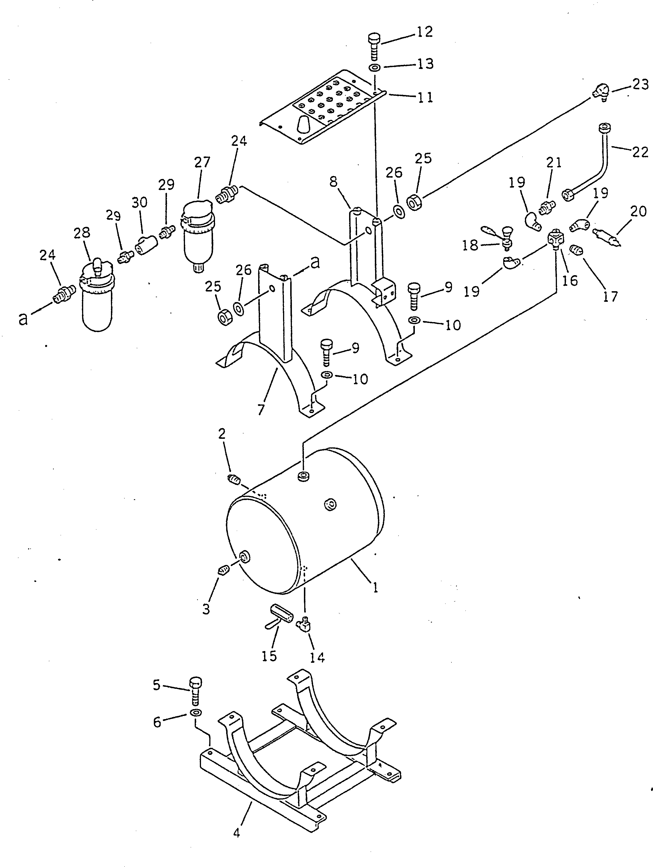 Кронштейн 20D-68-41340 Komatsu