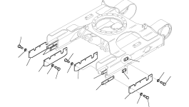 Крепёжная пластина 3F0530603 Komatsu