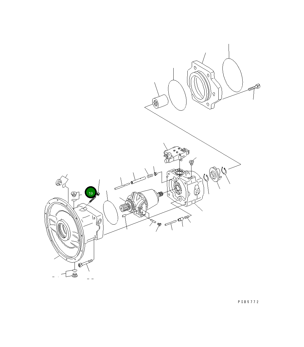 Палец 21P-60-K3140 Komatsu
