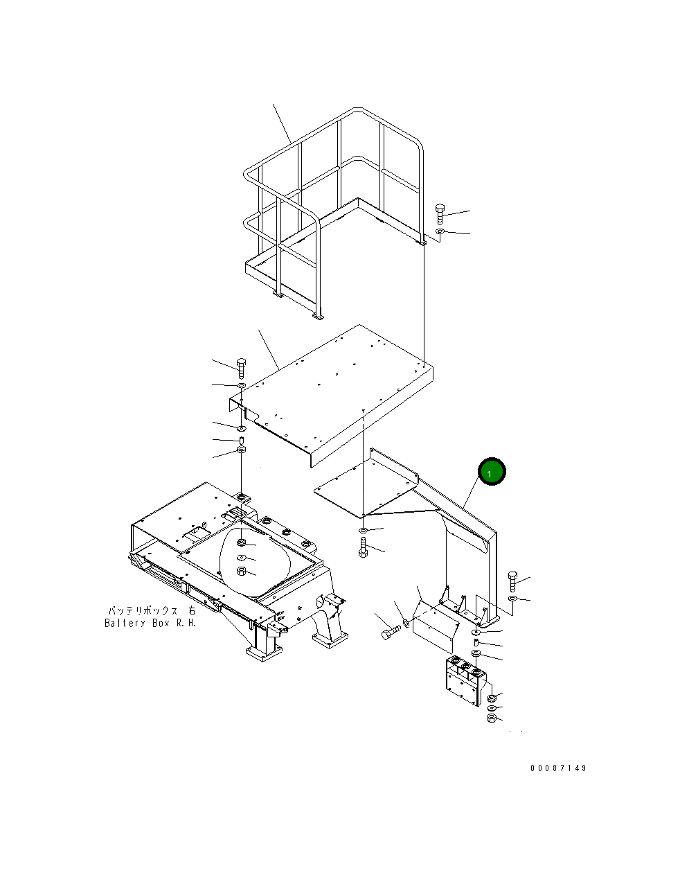 Кронштейн 42C-Z89-5811 Komatsu