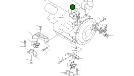 Кронштейн 20P-01-81851 Komatsu