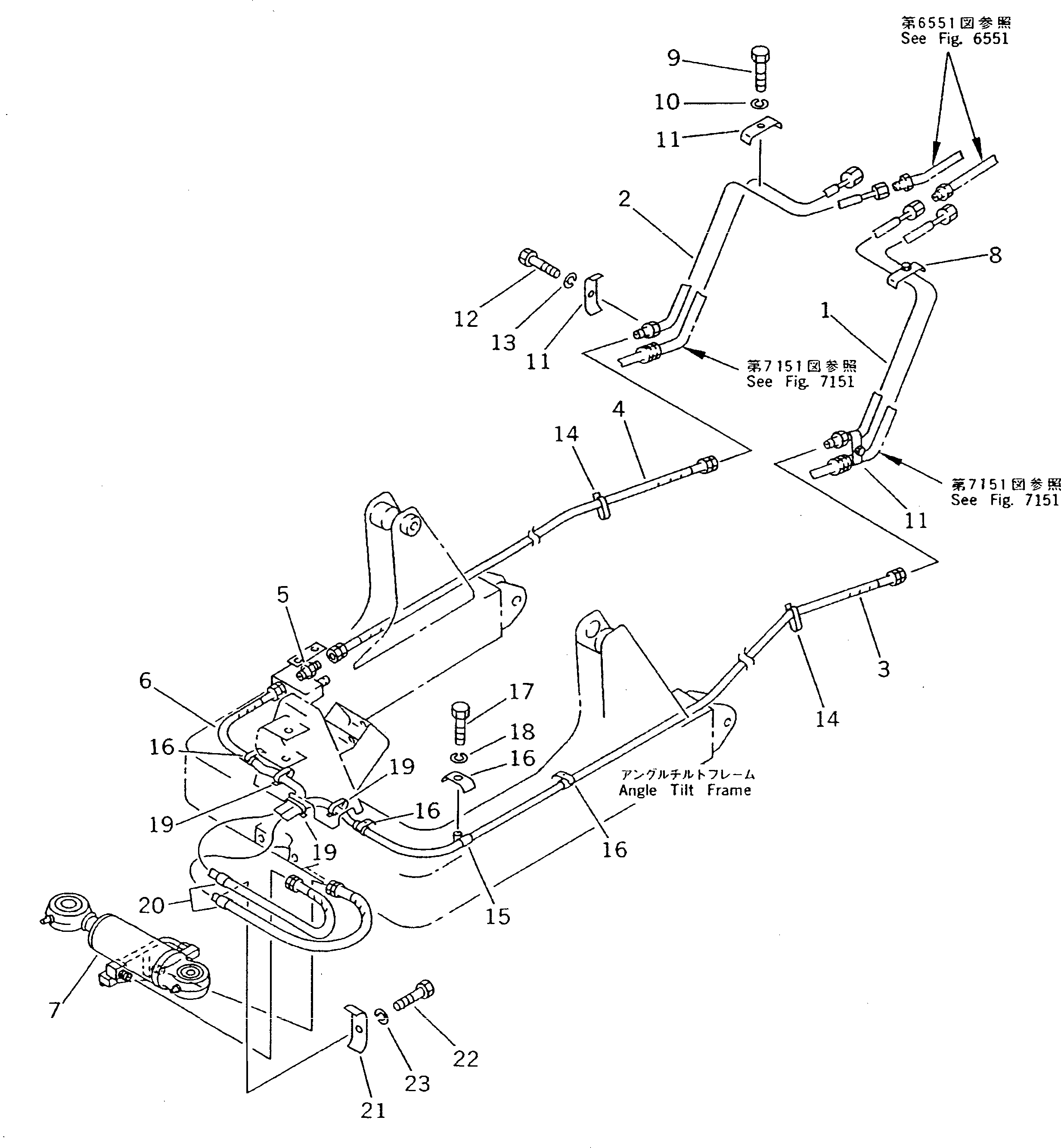 Шланг 104-62-37221 Komatsu