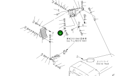 Кронштейн 19M-54-16230 Komatsu
