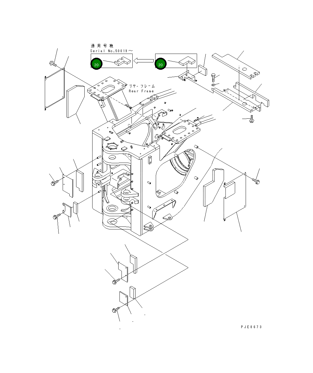 Лист 428-Z84-3731 Komatsu