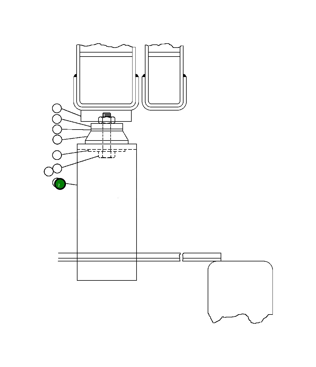 Кронштейн EC4623 Komatsu