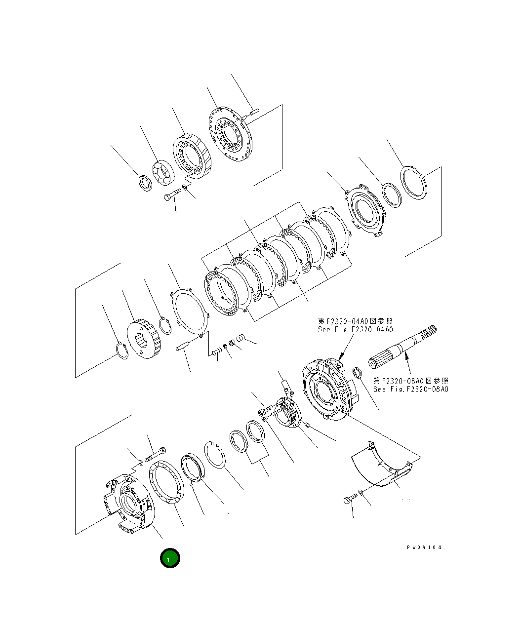 Корпус 12G-15-52351 Komatsu