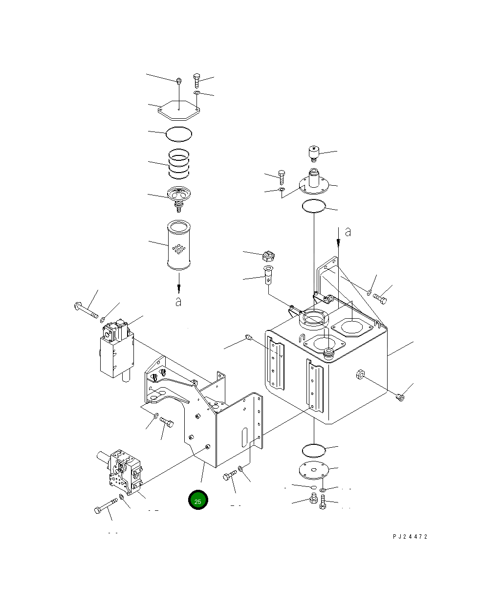 Кронштейн 567-60-71210 Komatsu