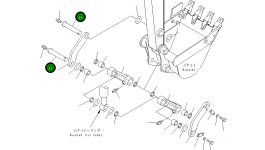 Палец 21U-70-34820 Komatsu
