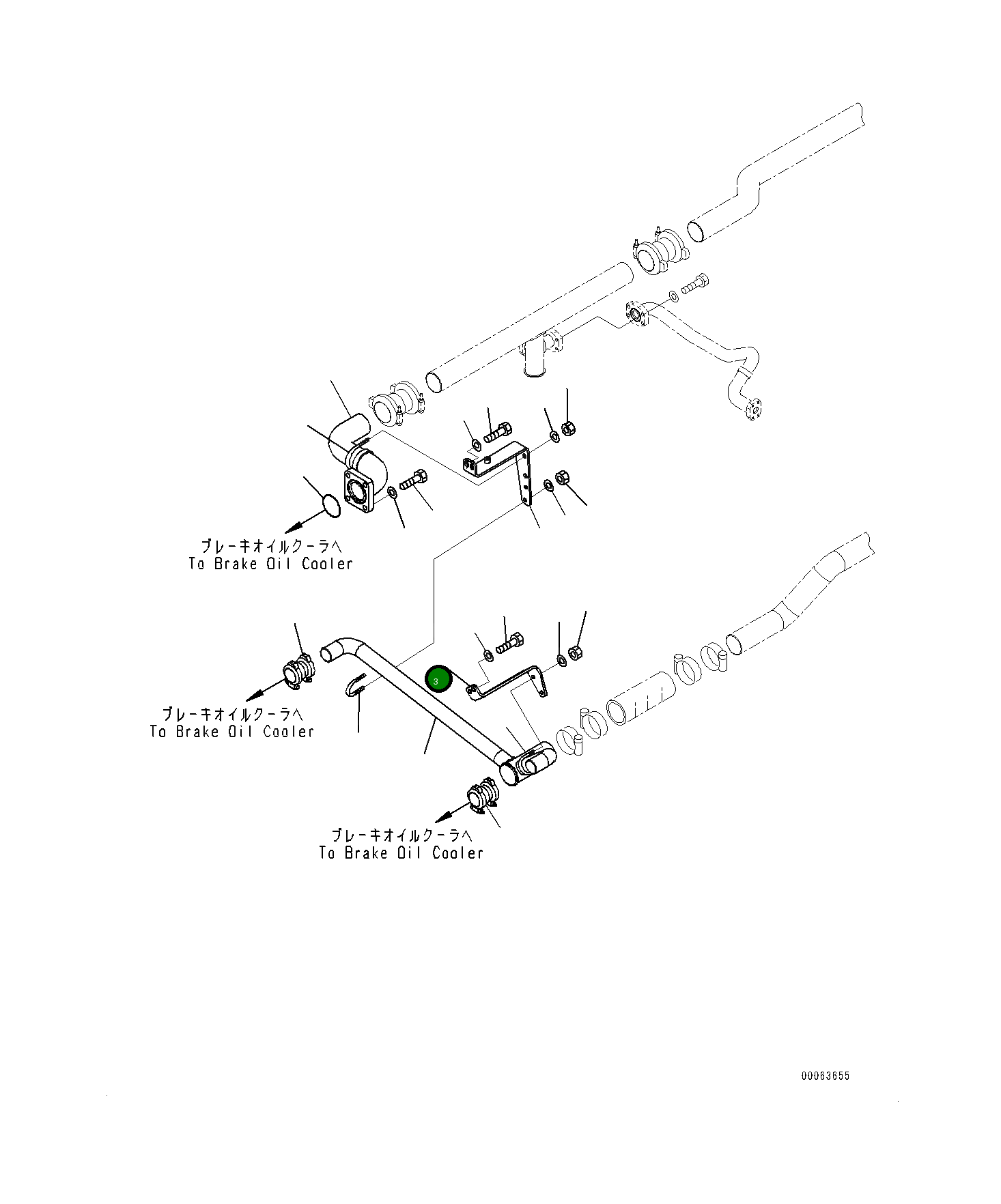 Кронштейн 561-61-84462 Komatsu