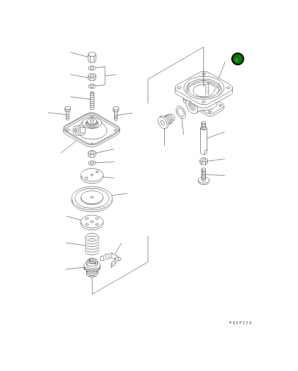 Корпус ND192611-0011 Komatsu