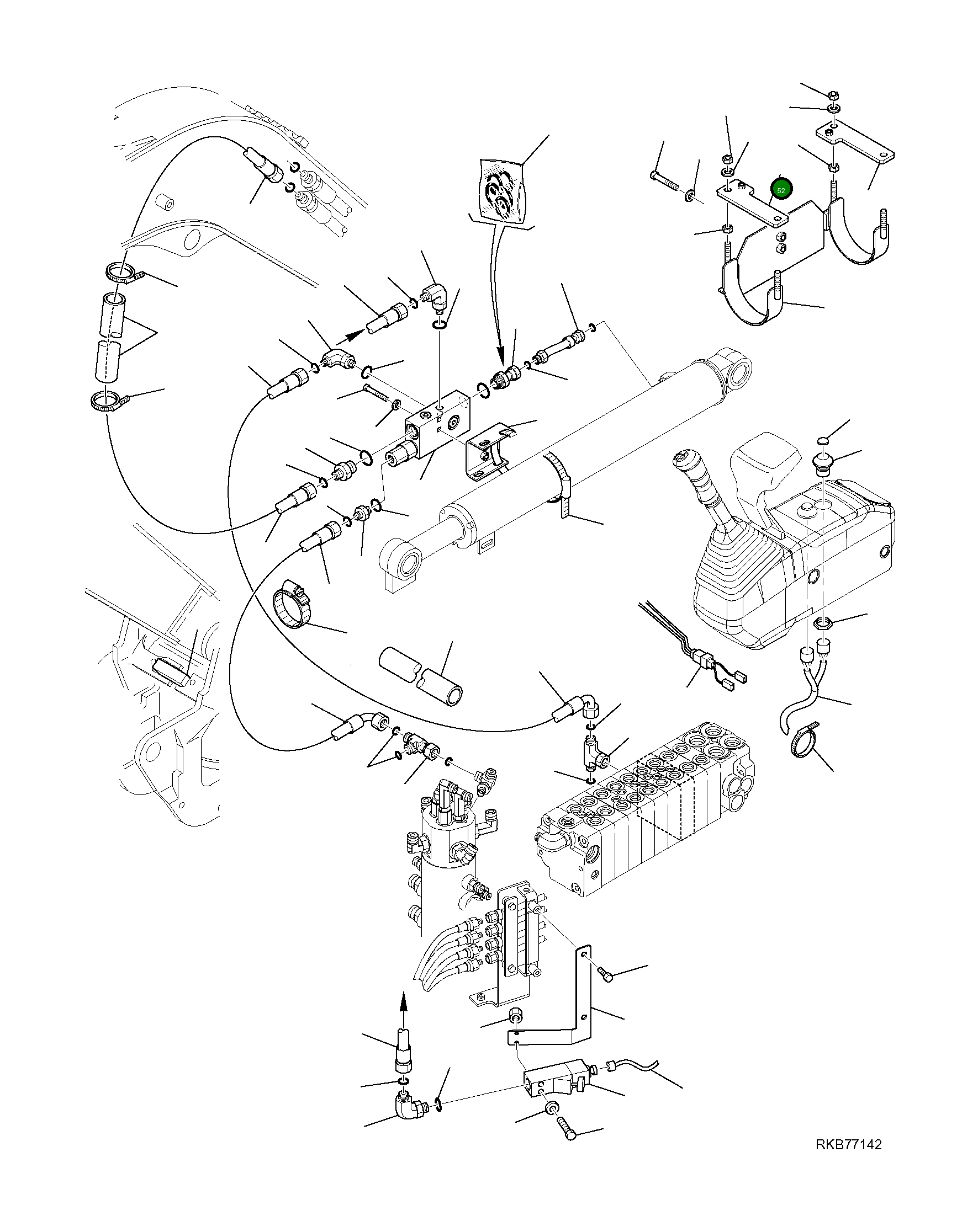 Крепёжная пластина 22L-09-R2U60 Komatsu