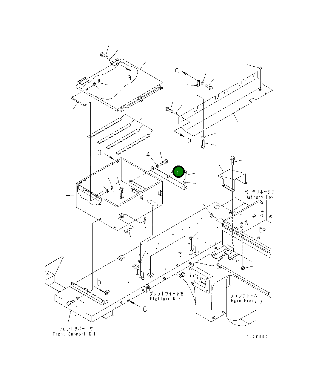 Кронштейн 569-85-83150 Komatsu