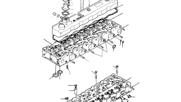 Крепёж клипсы шланга масляного радиатора 65.01810-5160 Komatsu