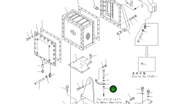 Кронштейн 6152-15-4920 Komatsu