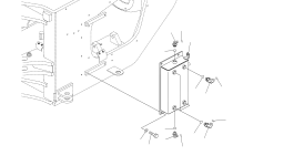Масляный радиатор 421-U44-4860 Komatsu