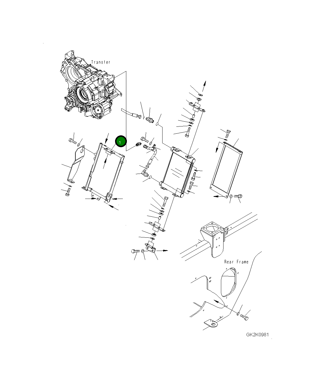 Кронштейн 419-14-H1110 Komatsu
