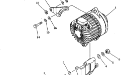 Кронштейн 6631-21-6340 Komatsu