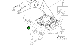 Палец 21T-70-71191 Komatsu