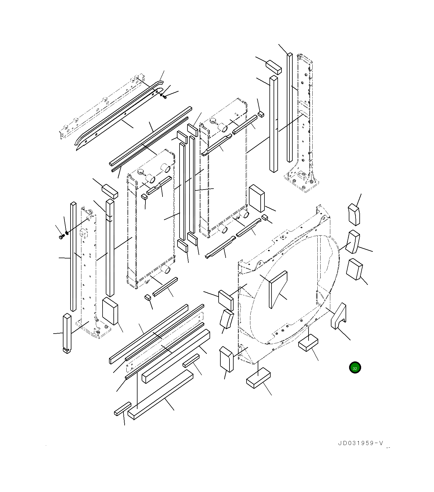 Лист 21M-03-22631 Komatsu