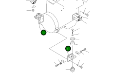 Кронштейн 415-01-21121 Komatsu