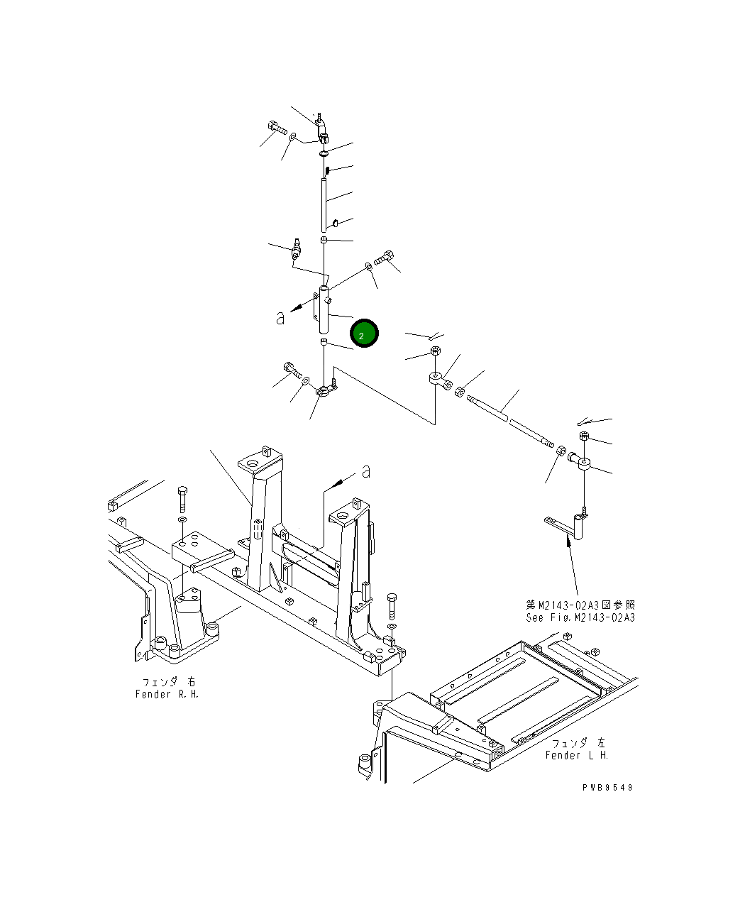Кронштейн 195-43-52130 Komatsu