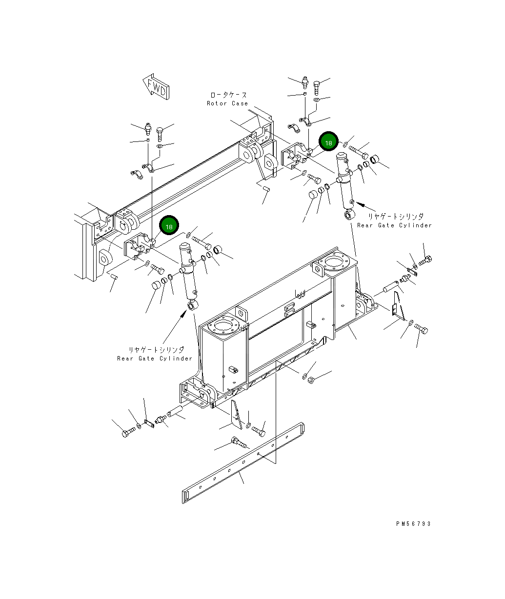 Кронштейн 262-70-72220 Komatsu