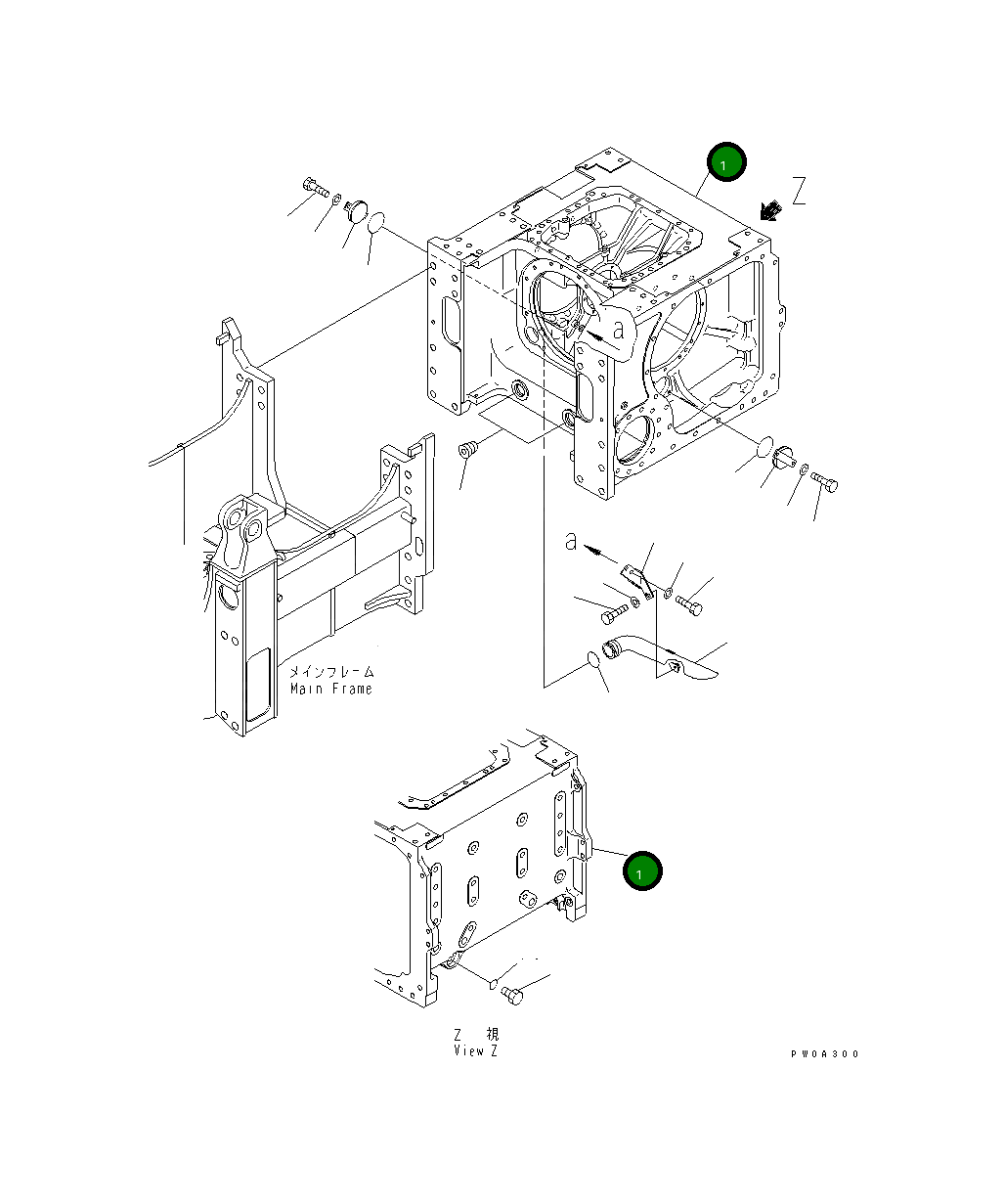 Корпус 134-22-65112 Komatsu
