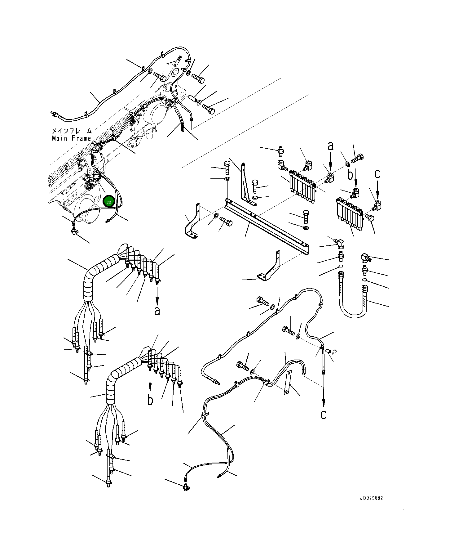 Кронштейн 561-95-83240 Komatsu
